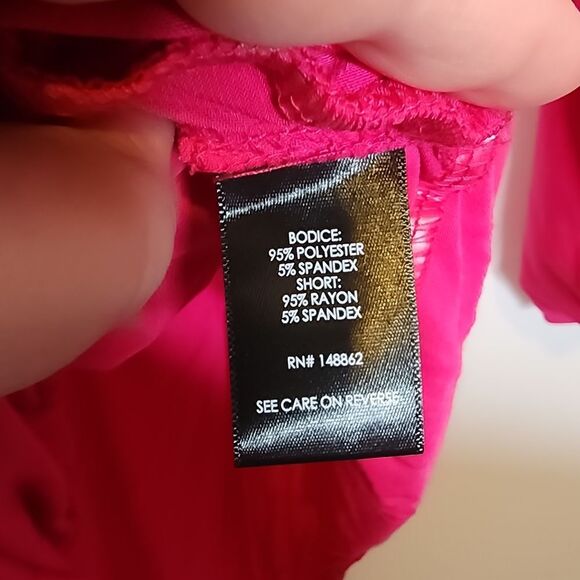 5X 28W Torrid Pink Knit Bodysuit Surplice V Neck Long Sleeve Snap Close Offfice - Picture 7 of 12